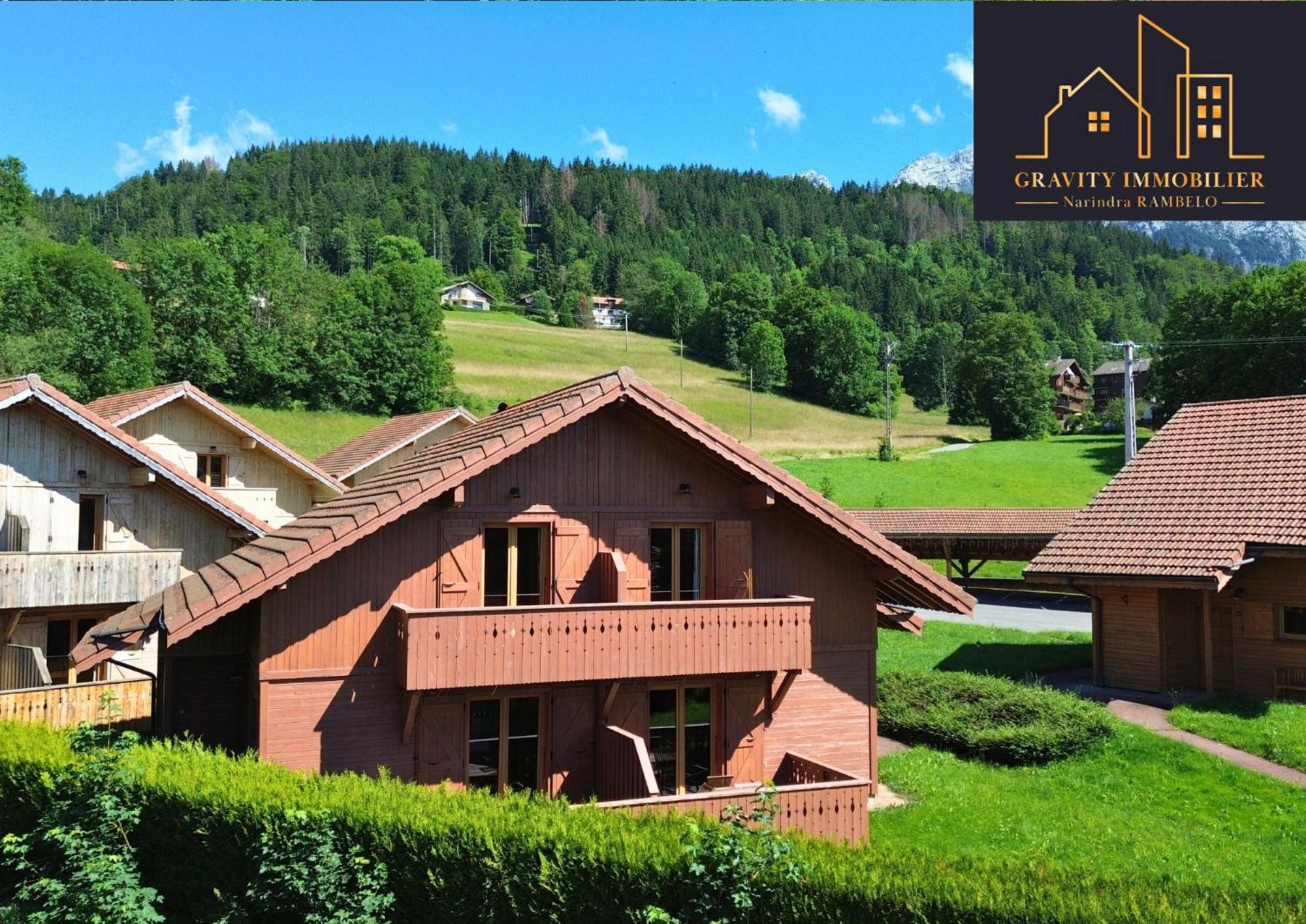 Chalet Duplex Mont-Saxonnex "Le Jarbay " Exterior foto